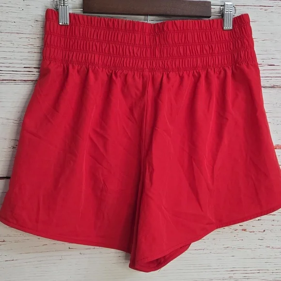 Old Navy Extra High-Rise Athletic Shorts Red 3” Inseam NWT Size M - Picture 8 of 13